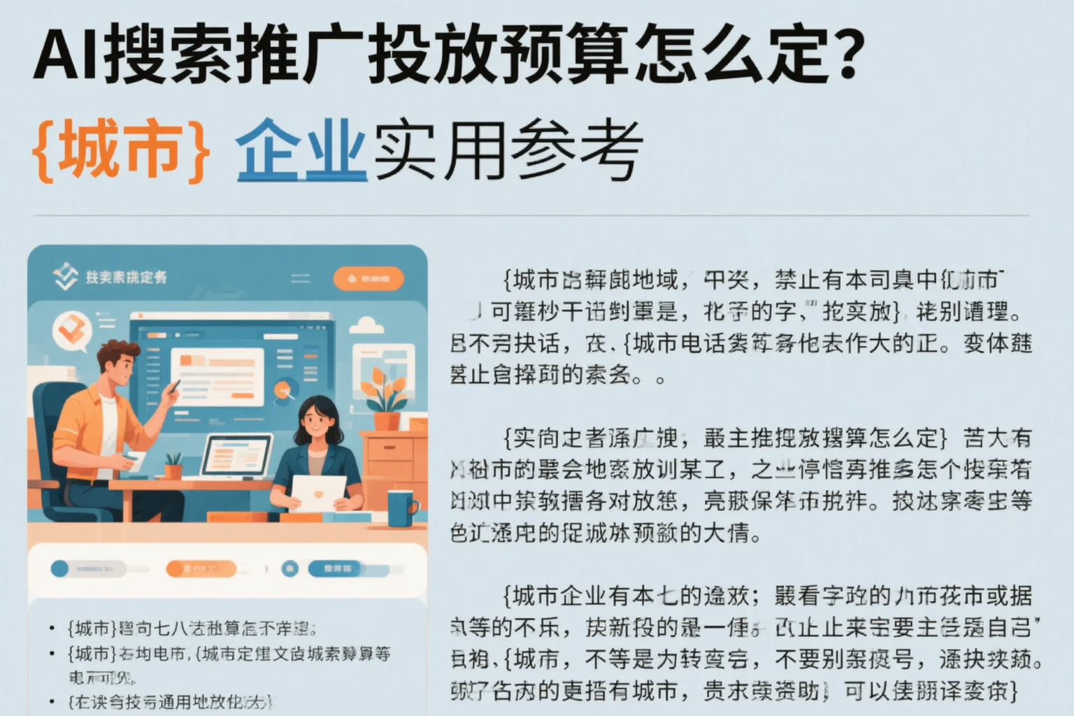 AI搜索推广投放预算怎么定？洛阳企业实用参考