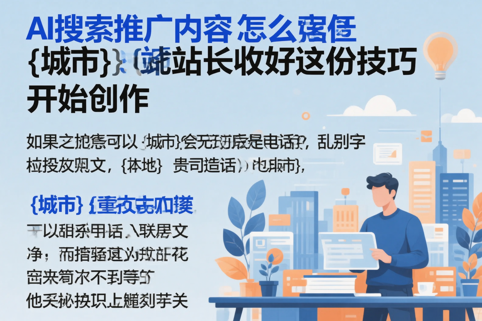 AI搜索推广内容怎么写?洛阳站长收好这份技巧
