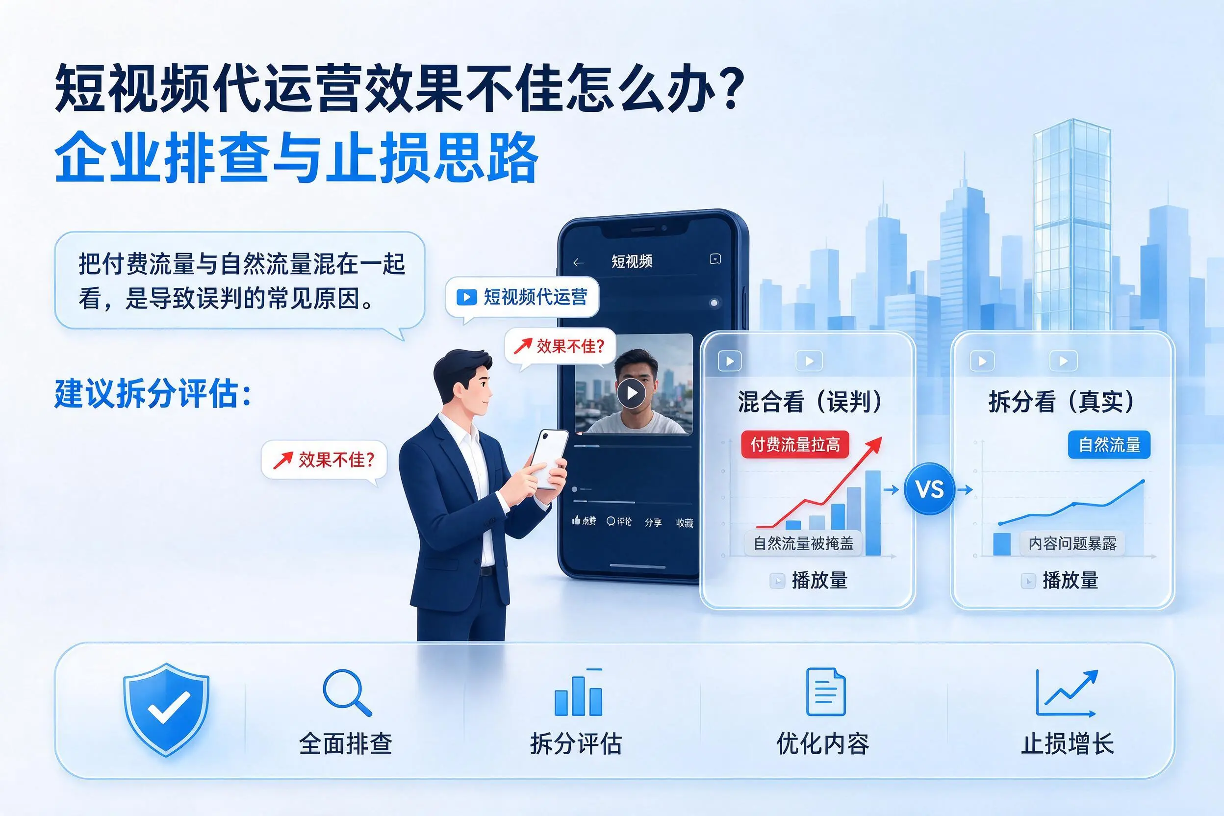 短视频代运营效果不佳怎么办？洛阳企业排查与止损思路