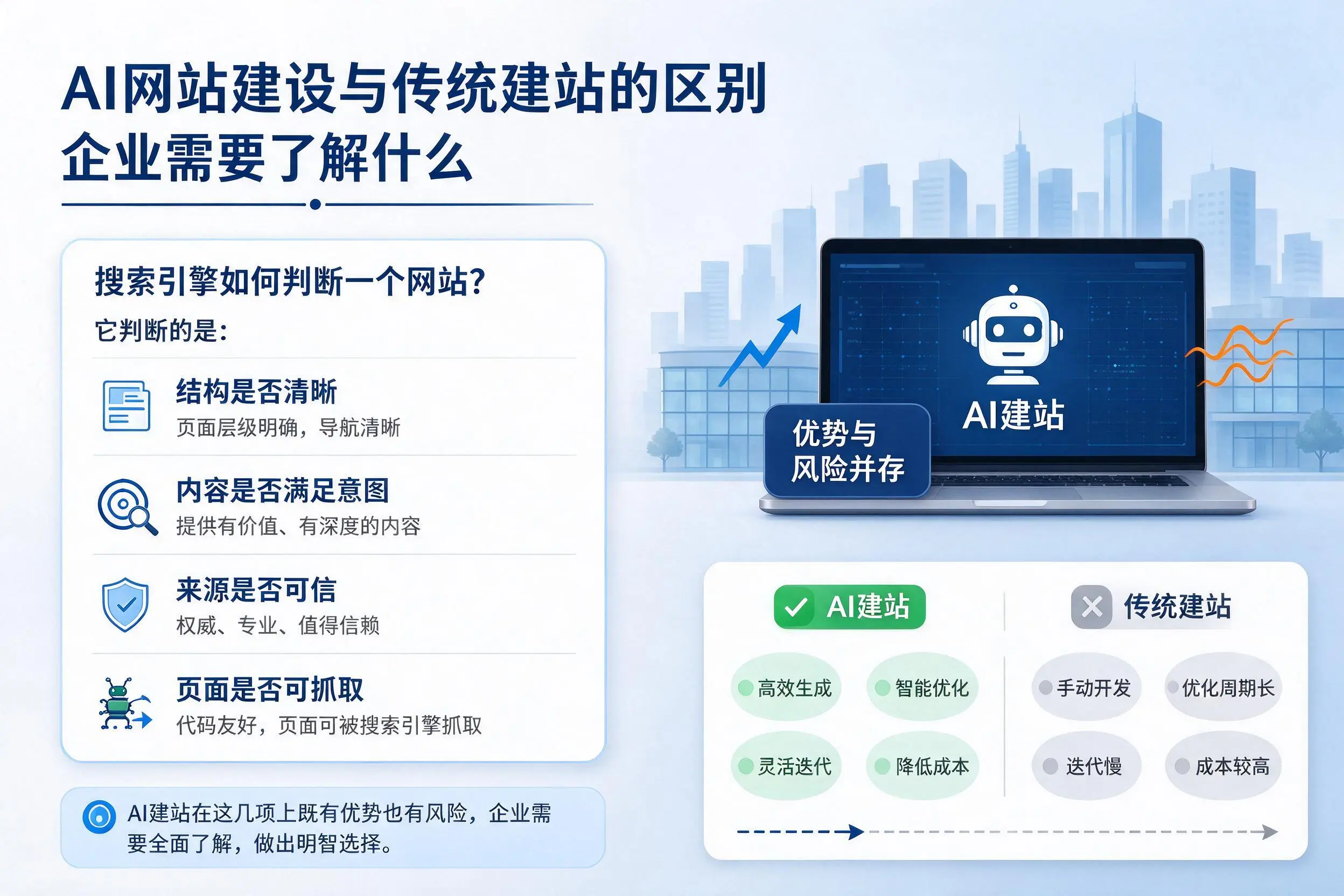 AI网站建设与传统建站的区别,洛阳企业需要了解什么