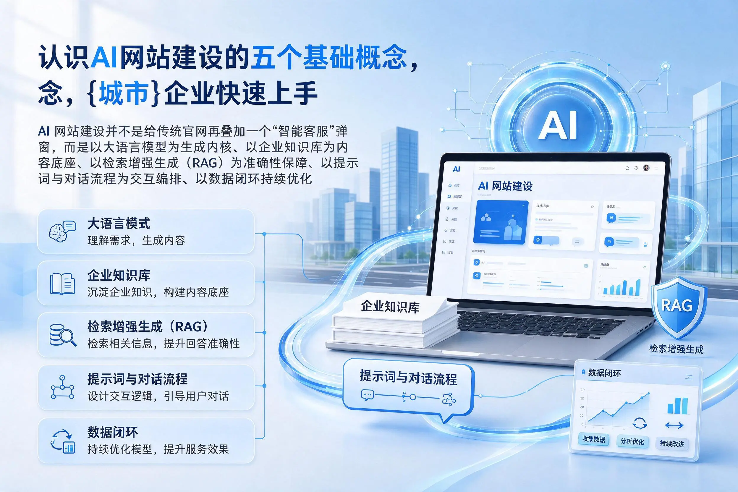 认识AI网站建设的五个基础概念，洛阳企业快速上手