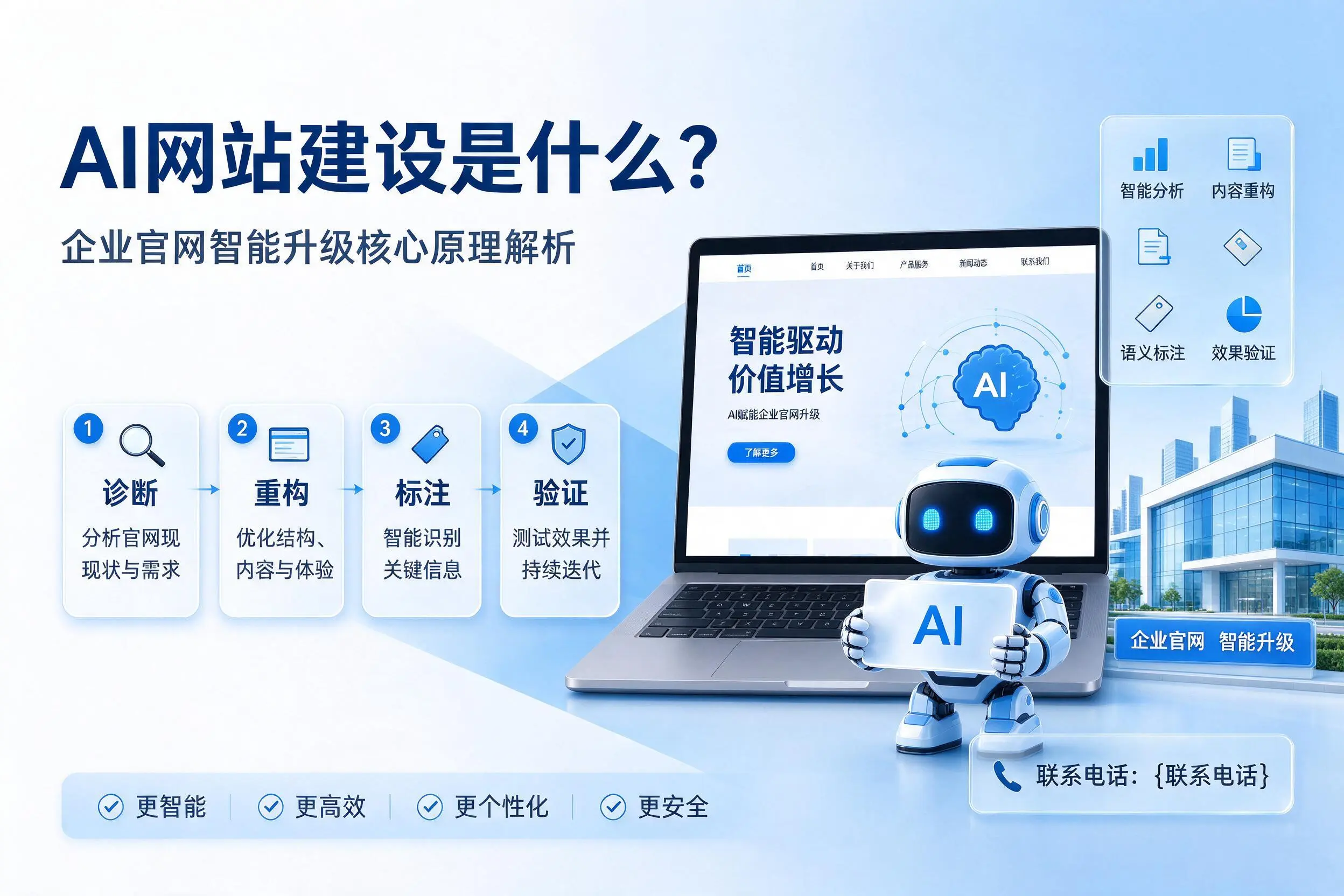AI网站建设是什么?洛阳企业官网智能升级核心原理解析